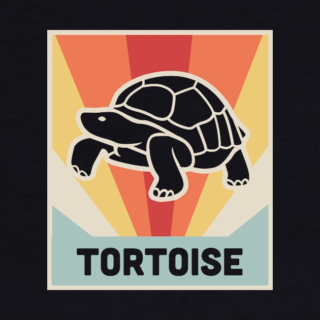 TORTOISE - Vintage 70s Style Poster by MeatMan